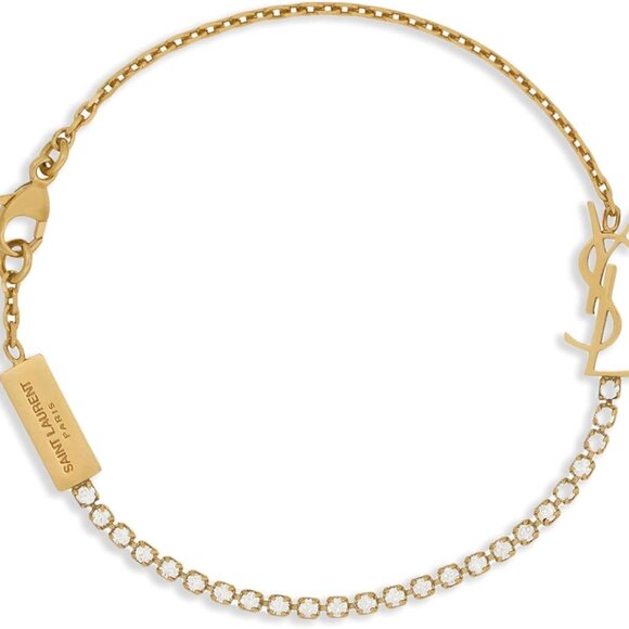 18K Gold Plated Initial Bracelet Women Personal Gift Jewelry Daily Wear - Picture 1 of 6